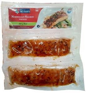 Big Sam's Norwegian Salmon Portions Chilli & Fennel 250 g