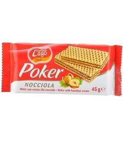 Elledi Poker Cream Wafers Nocciola 45 g