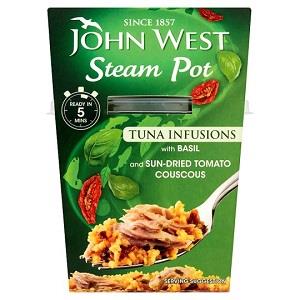 John West Steam Pot Tuna Infusions With Basil & Sun-Dried Tomato Couscous 150 g