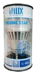 Iflux Chrome Star LED Screw Bulb E27 5W