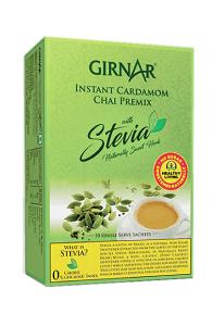 Girnar Instant Cardamom Chai Pre-Mix With Stevia 80 g x10
