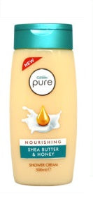 Cussons Pure Shower Cream Nourishing Shea Butter & Honey 500 ml