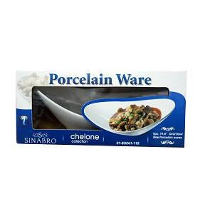 Sinabro Porcelain Ware Oval Bowl 11.8 Inches x1