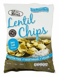 Eat Real Lentil Chips Sea Salt 113 g