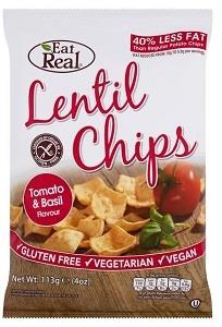 Eat Real Lentil Chips Tomato & Basil 113 g