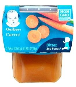 Gerber Carrots 113 g x2