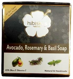 Hibiskus Soap Avocado Rosemary & Basil 125 g