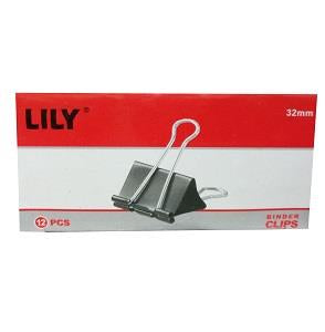 Lily Binder Clips 19 mm x12