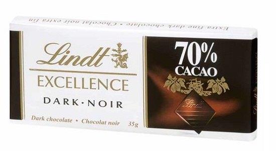 Lindt Excellence Dark Chocolate 70 Percent Cocoa 35 g