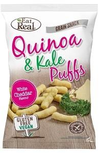 Eat Real Grain Snack Quinoa & Kale Puffs White Cheddar 113 g