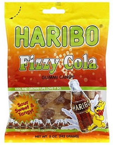Haribo Fizzy Cola Gums 160 g