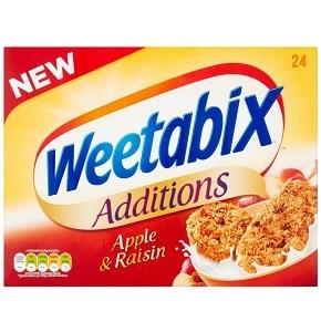 Weetabix Additions Apple & Raisin x24