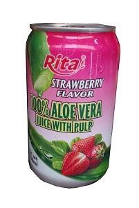 Rita Aloe Vera Juice With Pulp Strawberry Flavour 33 cl