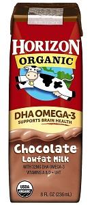 Horizon Organic Chocolate Low Fat Milk With DHA Omega-3 24 cl