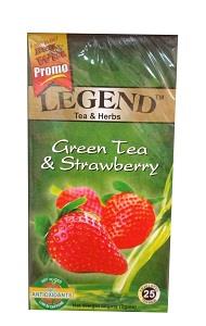 Buy Legend Green Tea & Strawberry 50 g x25 in Nigeria | Tea | Supermart ...