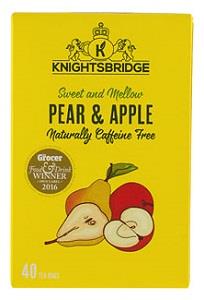Knightsbridge Pear & Apple Tea Caffeine-Free 80 g x40