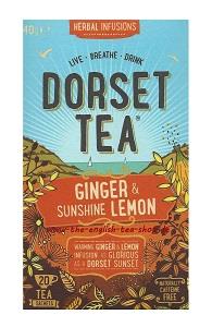 Dorset Tea Ginger & Sunshine Lemon 40 g x20