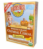 Earth's Best Organic Whole Grain Oatmeal Cereal With Bananas 227 g