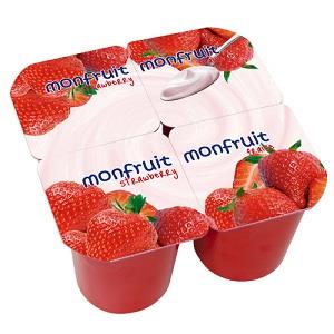 Monfruit Yoghurt Strawberry 125 g x4