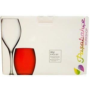 Pasabahce Joy Wine & Whisky Glasses x8