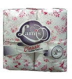 Lamis Toilet Tissue Classic 2 Ply 4 Rolls x12