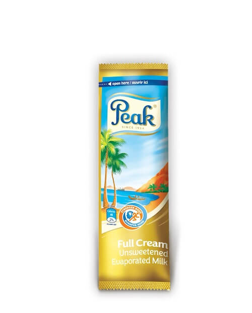 Peak Evaporated Full Cream Milk Sachet 55 g x48