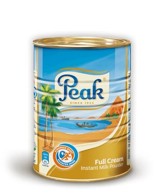 Peak Instant Full Cream Milk Powder Tin 400 g x12