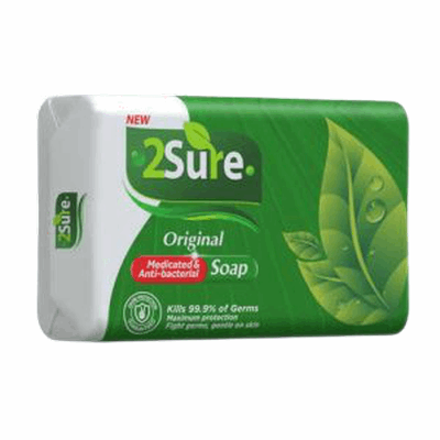 2Sure Medicated & Anti-Bacterial Soap Original 120 g Supermart.ng