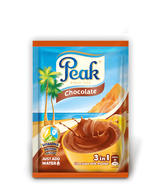 Peak Full Cream Chocolate Milk Powder 18 g x10