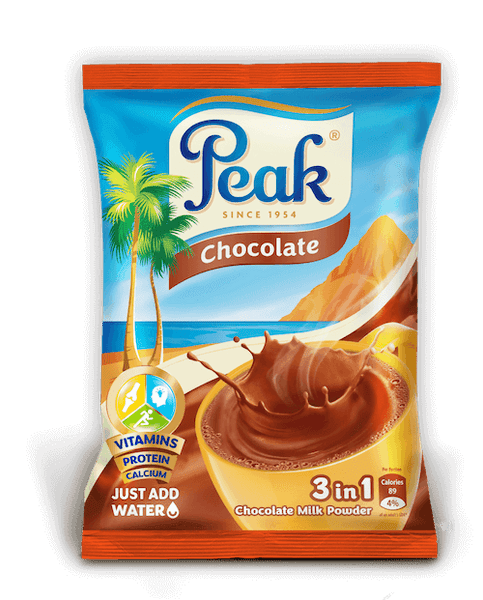 Buy Peak Chocolate Milk Powder in Sachet 400 g in Nigeria