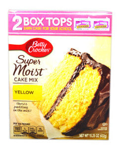 Betty Crocker Super Moist Yellow Cake Mix 432 g
