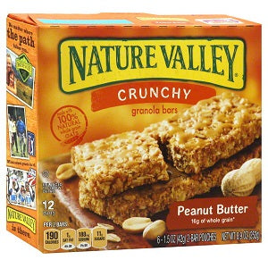 Nature Valley Crunchy Granola Bars Peanut Butter 252 g