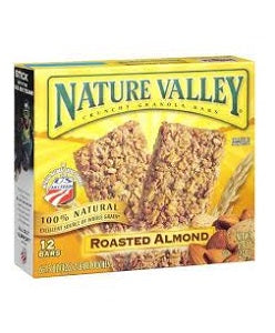 Nature Valley Crunchy Granola Bars Oats & Roasted Almonds 252 g x12
