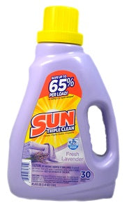Sun Triple Clean Detergent Fresh Lavender 1.34 L