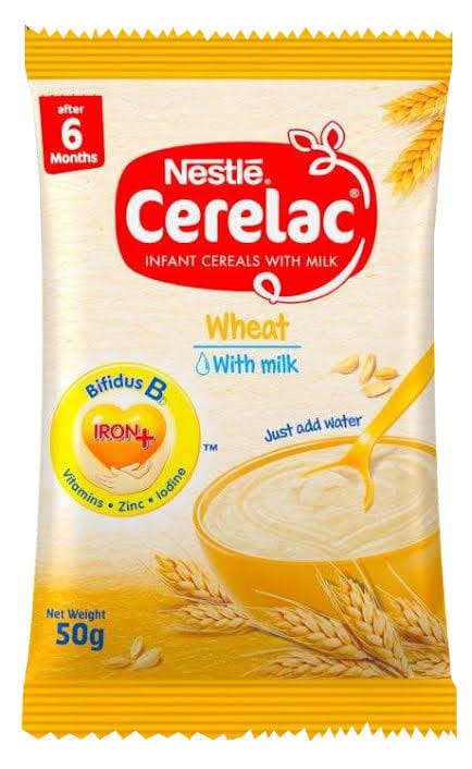 Cerelac Wheat & Milk 6 Months+ 50 g x10