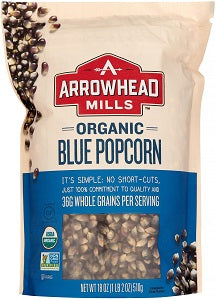 Arrowhead Mills Organic Popcorn Blue 510 g