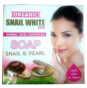 Organic Snail White Skin Herbal Lightening Soap