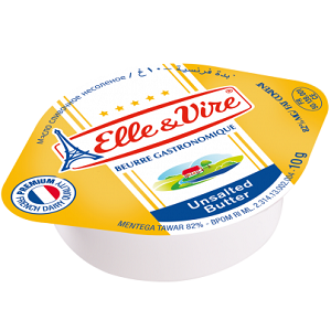 Elle & Vire Portion Butter Unsalted 10 g