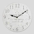 Widdop Hometime Clock Bambino Love You To The Moon & Back