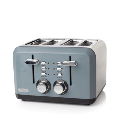 Sabichi Haden Perth Sleek 4 Slice Toaster - Grey