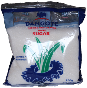 Dangote Refined Granulated Sugar 250 g x40