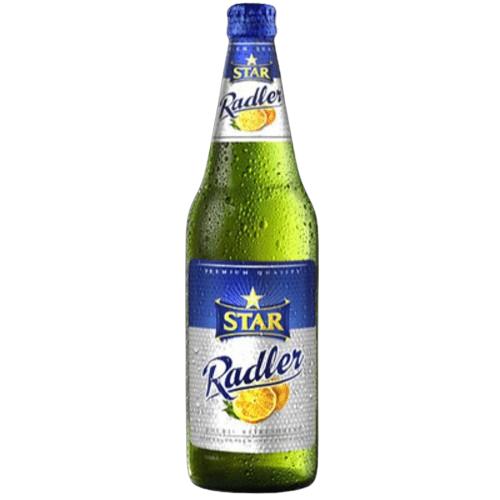 Star Radler Lager Beer & Citrus Juice Bottle 45 cl x24