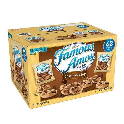 Famous Amos Chocolate Chip Cookies 56 g x42