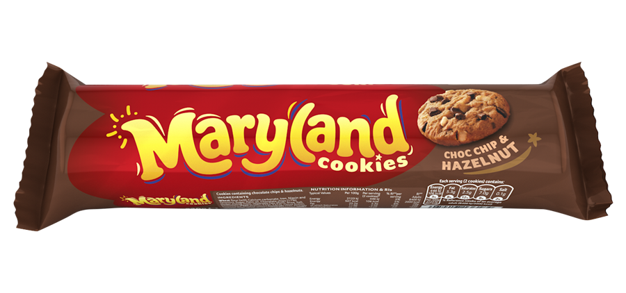Maryland Cookies Choc Chip & Hazelnut 145 g