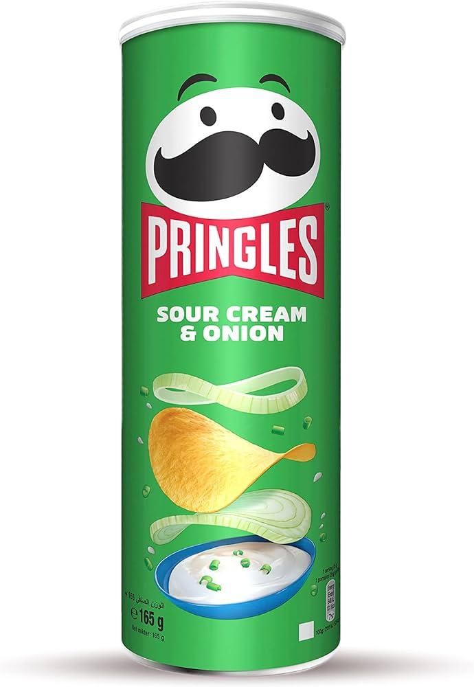 Pringles Sour Cream & Onion 165 g x20