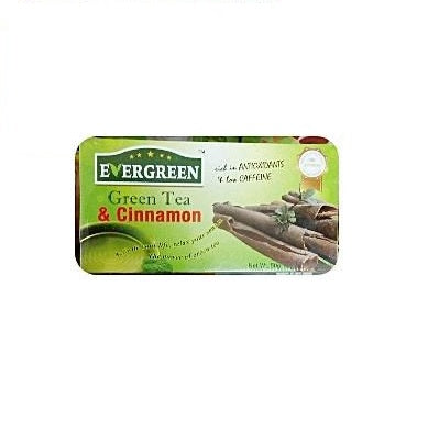 Evergreen Green Tea With Cinnamon 50 g x25