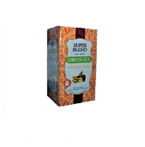 Super Blend Green Tea With Honey & Ginger x 25