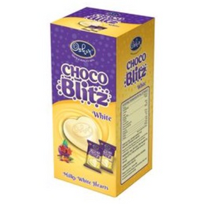 Oshon Choco Blitz Milk White Hearts 4 g x120