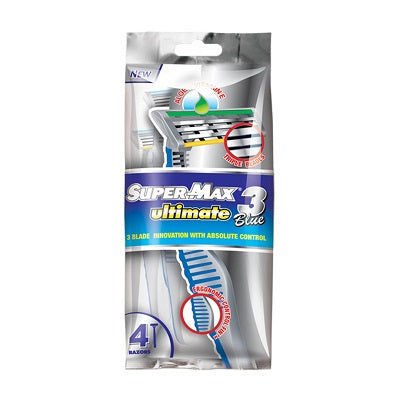 Buy Super Max Ultimate 3 Blue Razor x4 - 6 Packs in Nigeria | Men's ...