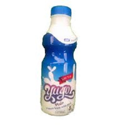 Yugo Yoghurt Milk Drink Plain Low Fat 50 cl x12